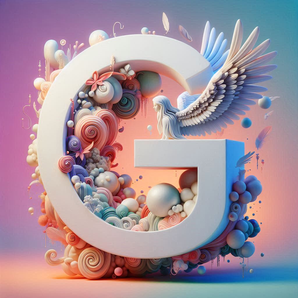 Angel 2 — letter G (variant 2)