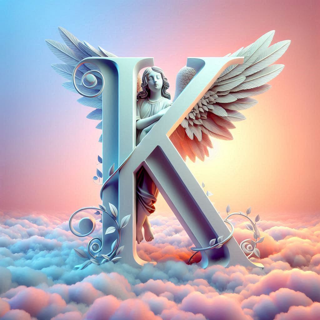 Angel 2 — letter K (variant 2)