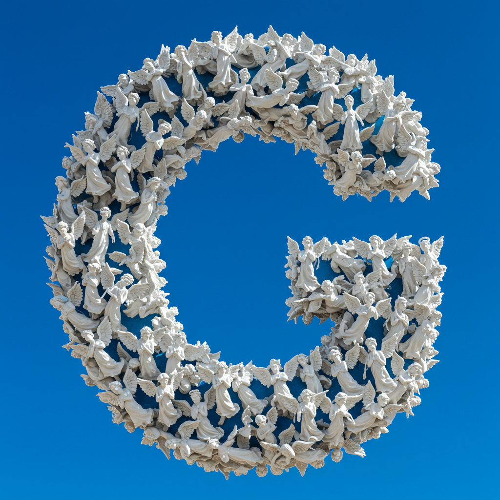 Angel — letter G (variant 2)