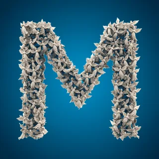 Angel — letter M