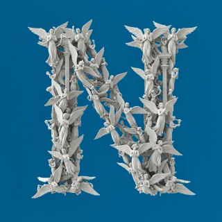 Angel — letter N