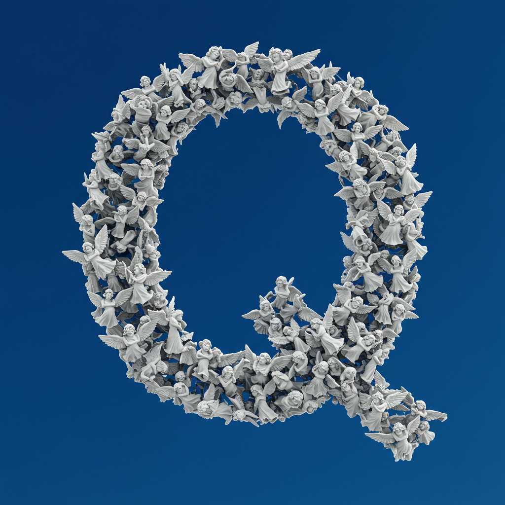 Angel — letter Q (variant 2)