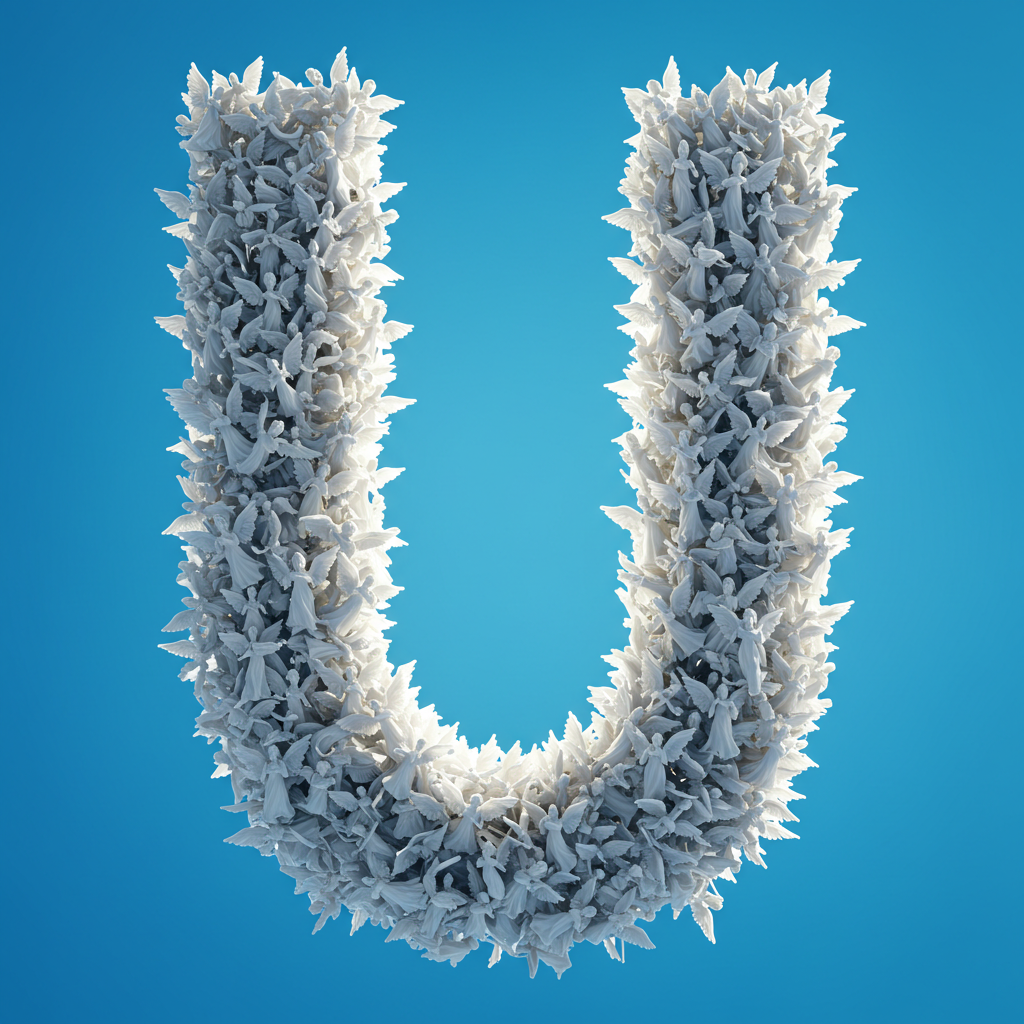 Angel — letter U