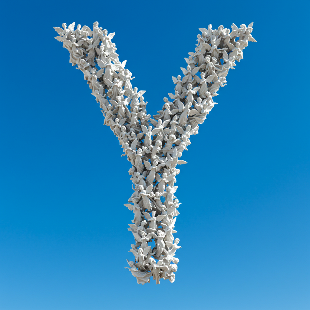 Angel — letter Y
