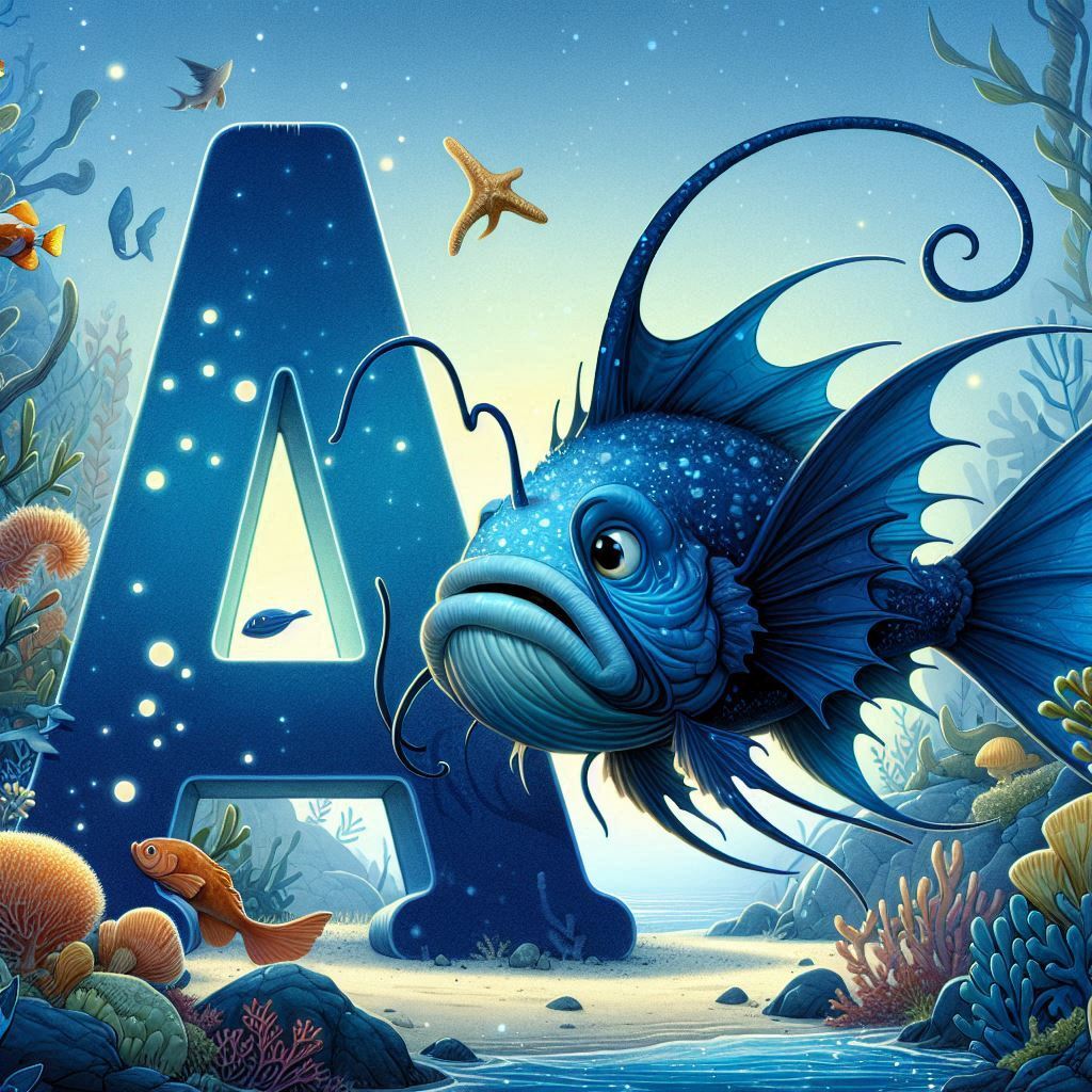 Anglerfish — letter A