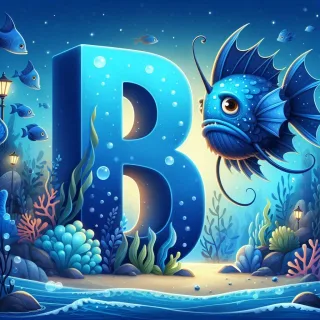 Anglerfish — letter B