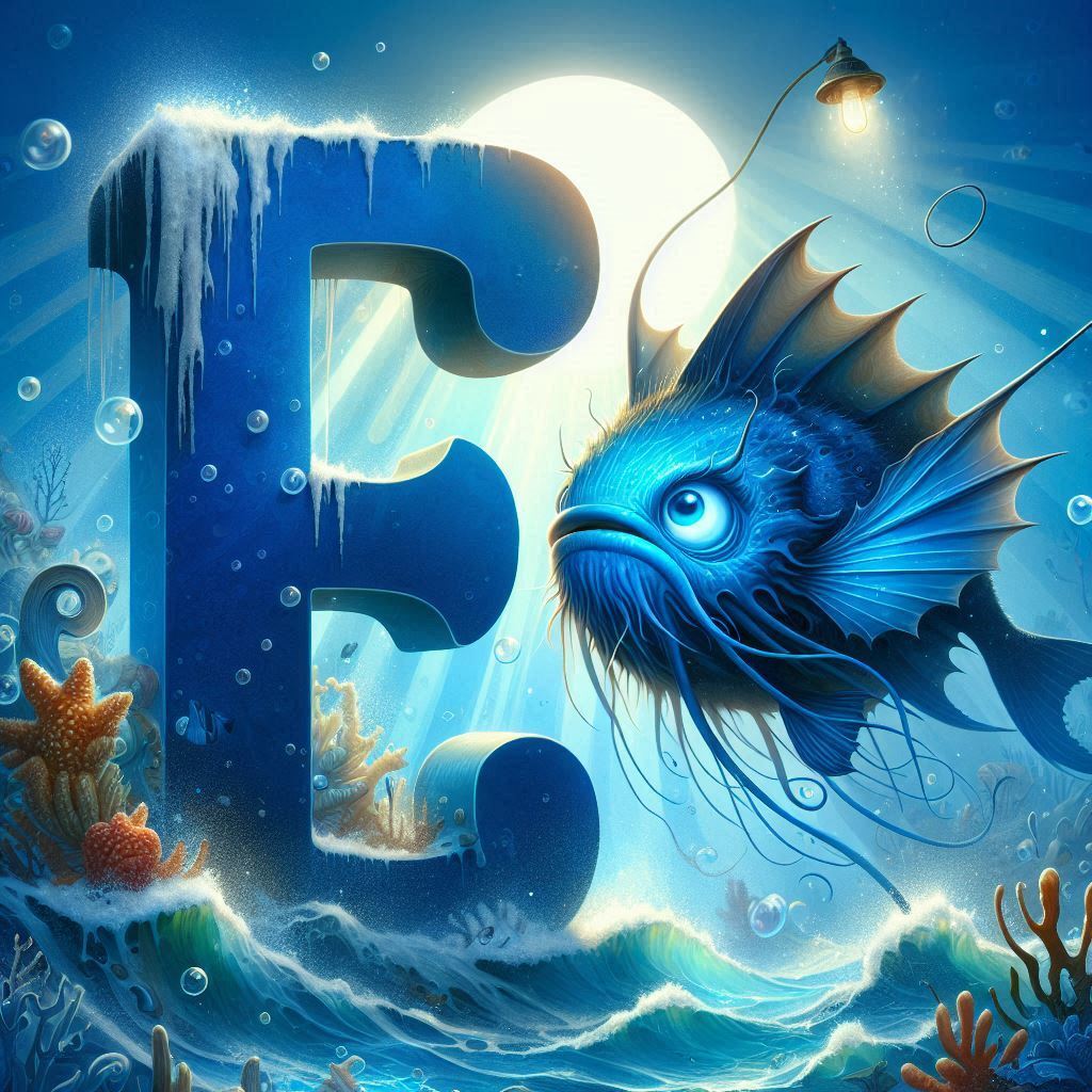 Anglerfish — letter E