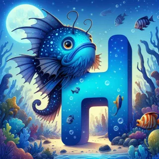 Anglerfish — letter H