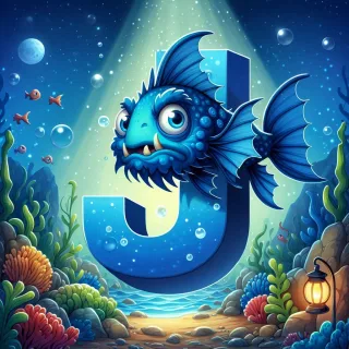 Anglerfish — letter J