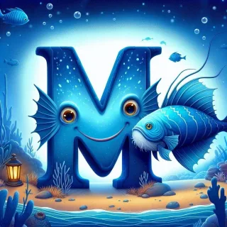 Anglerfish — letter M