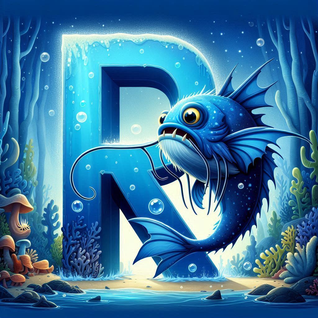 Anglerfish — letter R
