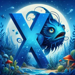 Anglerfish — letter X