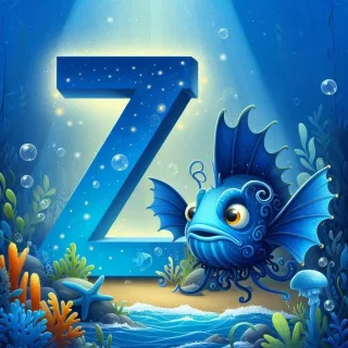 Anglerfish — letter Z