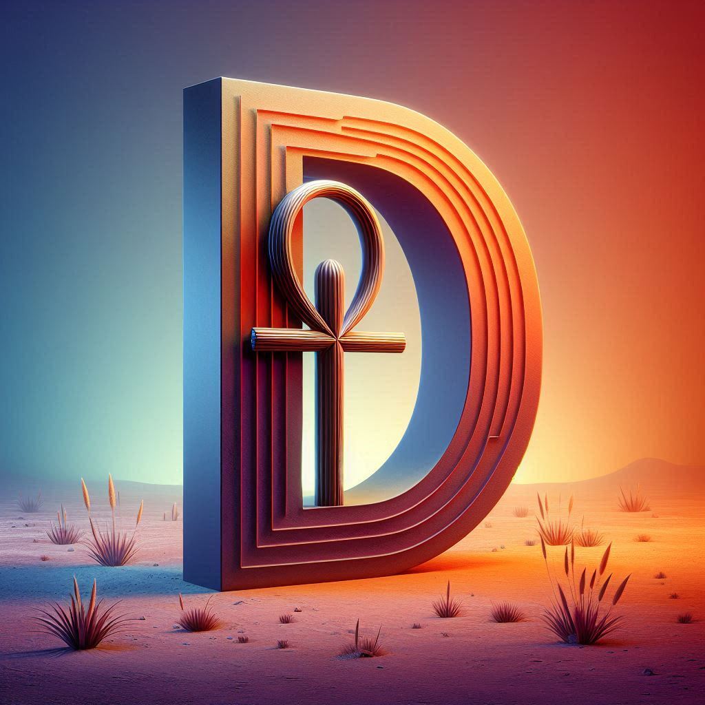 Ankh — letter D