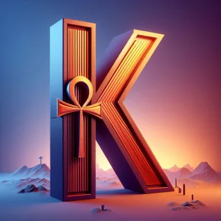 Ankh — letter K