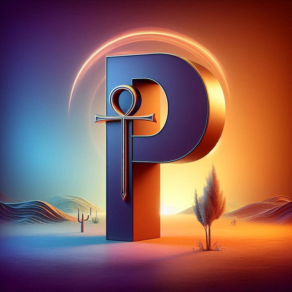 Ankh — letter P