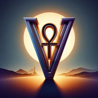 Ankh — letter V