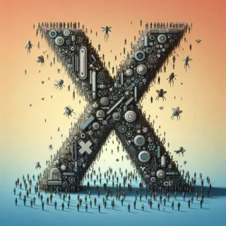 Artificial intelligence — letter X