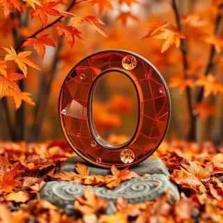 Autumn — letter O