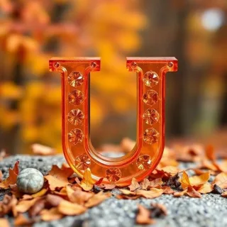 Autumn — letter U