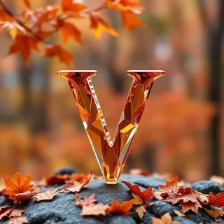 Autumn — letter V