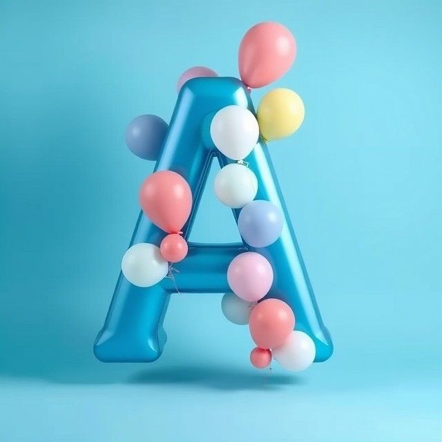 Balloons — letter A
