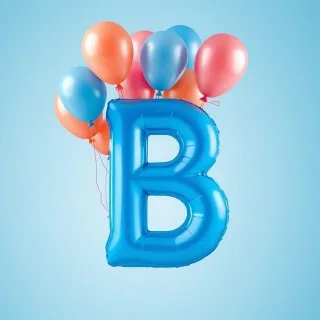 Balloons — letter B
