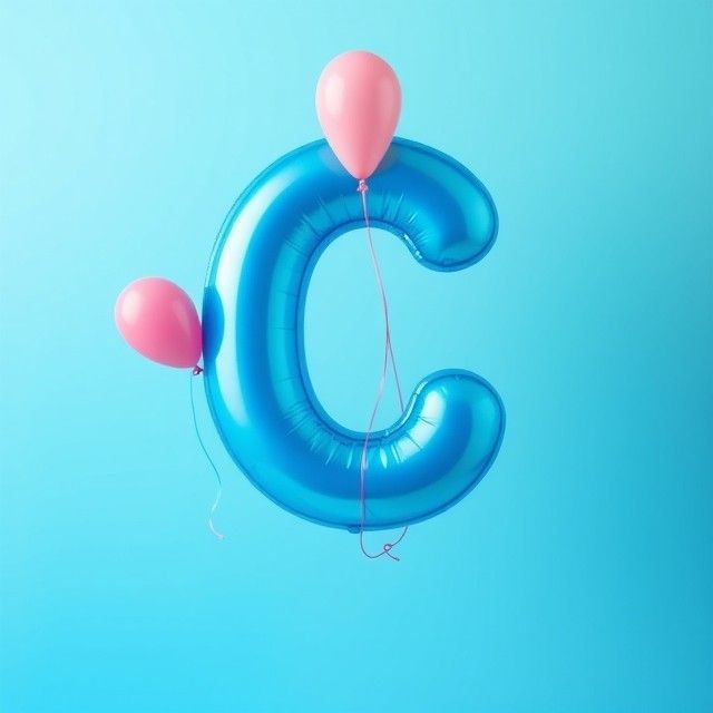Balloons — letter C