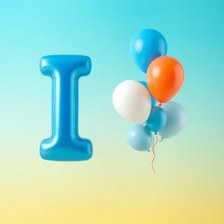 Balloons — letter I