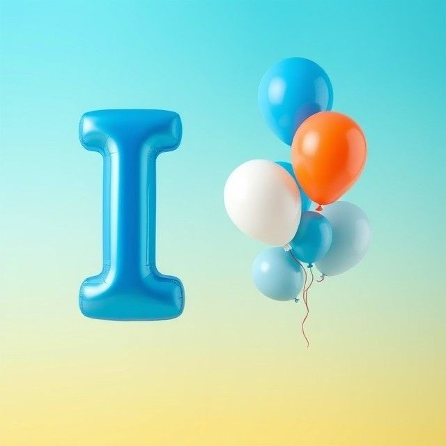 Balloons — letter I