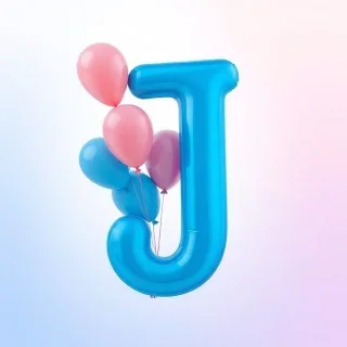 Balloons — letter J