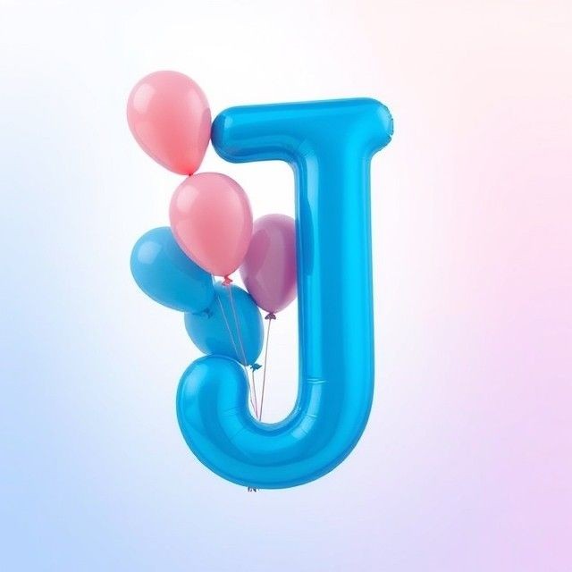 Balloons — letter J