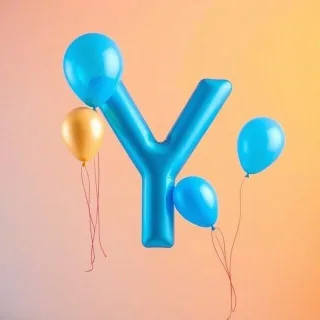 Balloons — letter Y