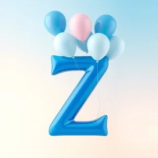 Balloons — letter Z