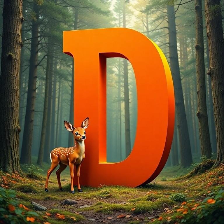 Bambi the Deer — letter D