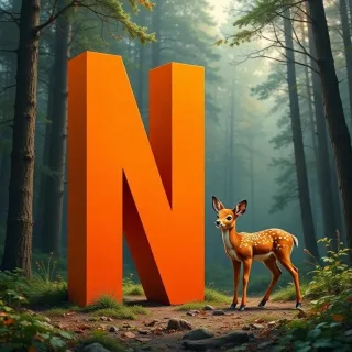 Bambi the Deer — letter N