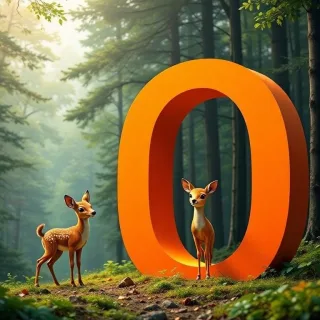 Bambi the Deer — letter O