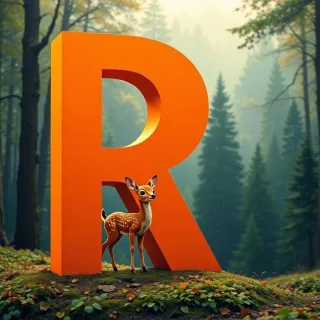 Bambi the Deer — letter R