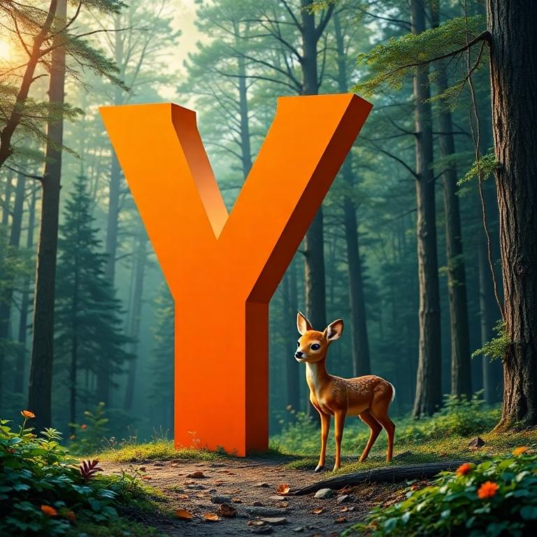 Bambi the Deer — letter Y