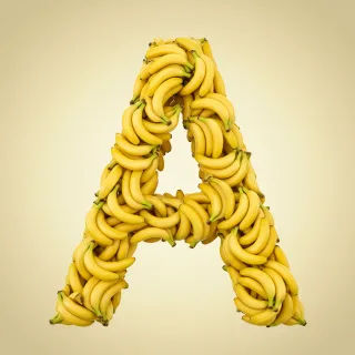 Bananas 2 — letter A (variant 2)
