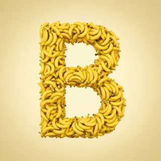 Bananas 2 — letter B (variant 2)
