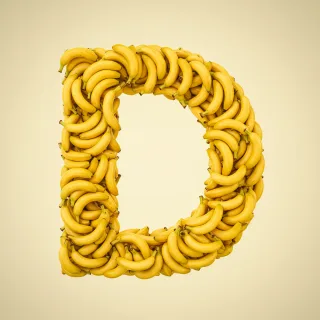 Bananas 2 — letter D (variant 2)