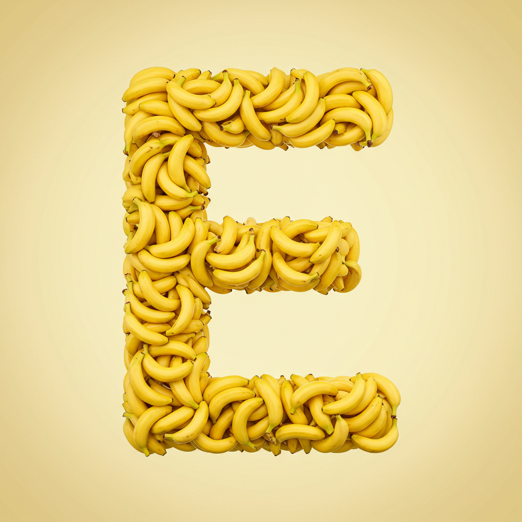 Bananas 2 — letter E