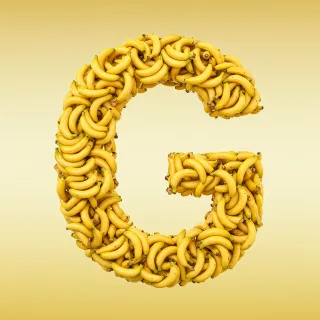 Bananas 2 — letter G (variant 2)
