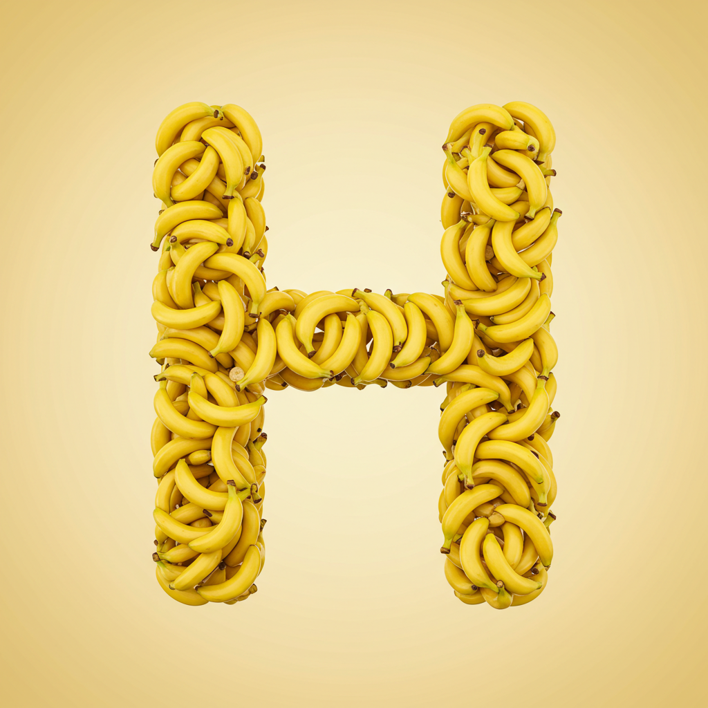 Bananas 2 — letter H