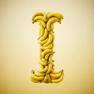 Bananas 2 — letter I (variant 2)
