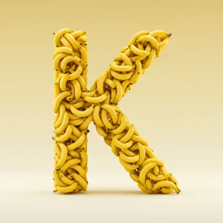 Bananas 2 — letter K (variant 2)