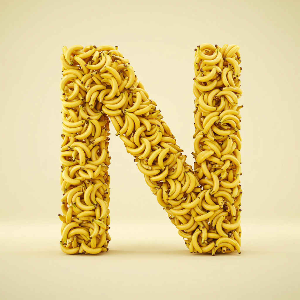 Bananas 2 — letter N (variant 2)