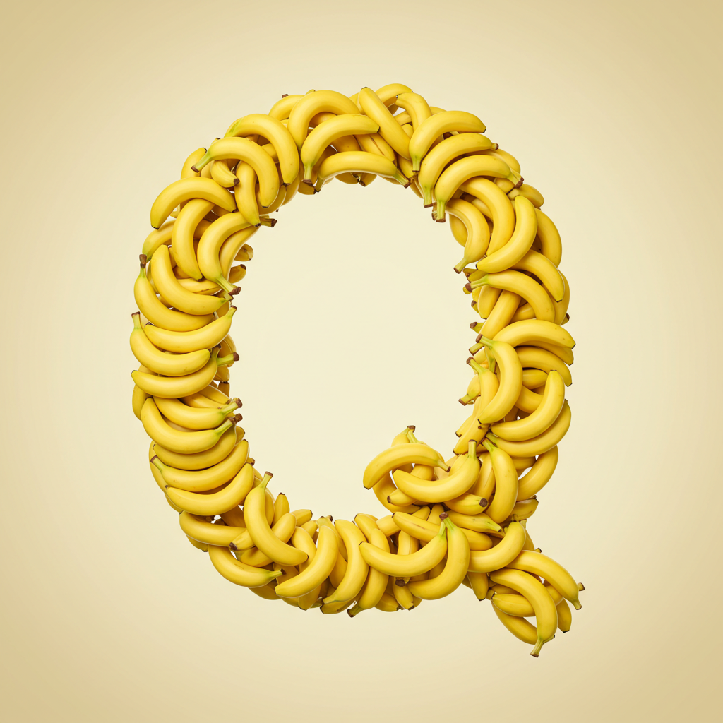 Bananas 2 — letter Q
