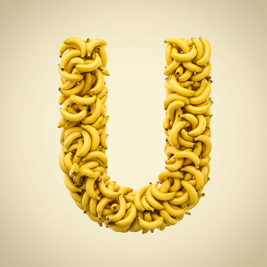 Bananas 2 — letter U